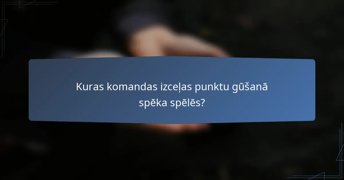 Kuras komandas izceļas punktu gūšanā spēka spēlēs?